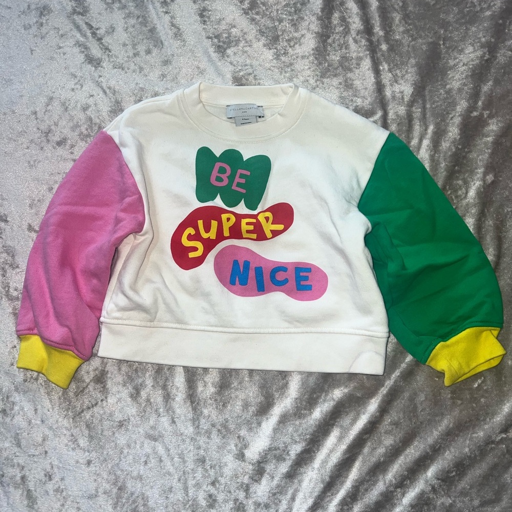 Stella McCartney Be Super Nice sweatshirt